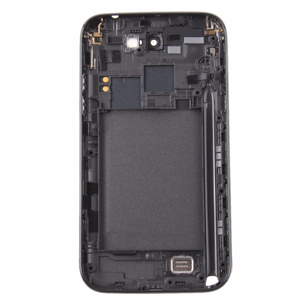 iPartsBuy Middle Frame Bezel + Battery Back Cover for Galaxy Note II / N7100