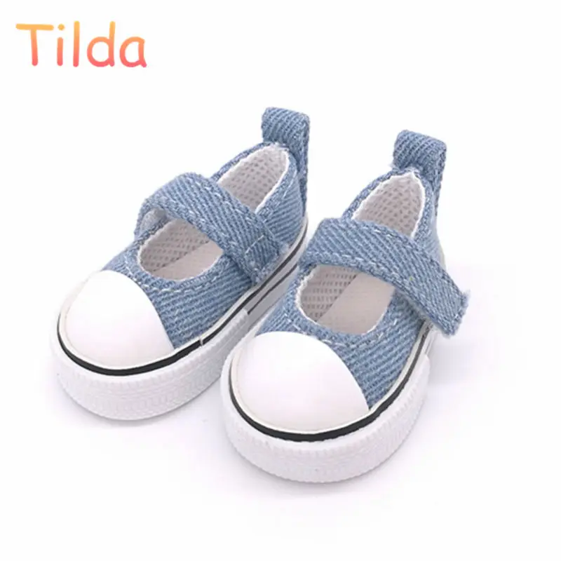 Tilda 6cm Toy Shoes For Doll Paola Reina 32cm,Fashion Sneakers for Dolls,1/4 Bjd Toy Shoes for Corolle Accessories for Dolls