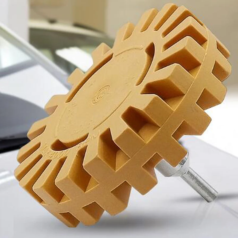 4 Inch Pneumatic Degumming Disc To Rubber Wheel Rubber Grinding Wheel Car Tire Polishing Wheel