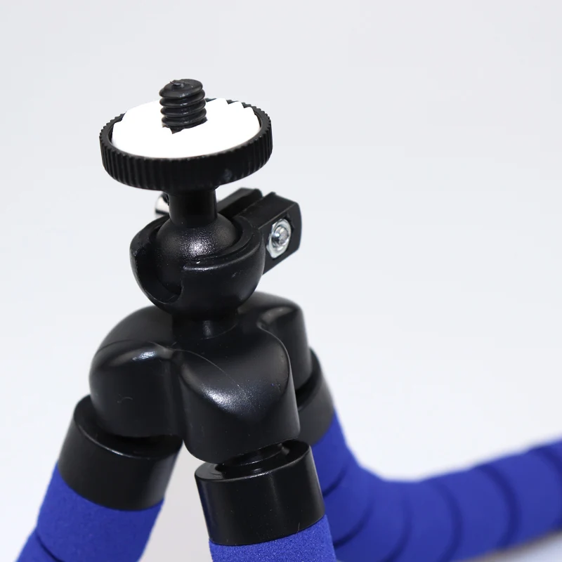 Mini Flexible Sponge Octopus Tripod for iPhone Samsung Xiaomi Huawei Smartphone Tripod Stand Holder for Gopro Camera DSLR Mount