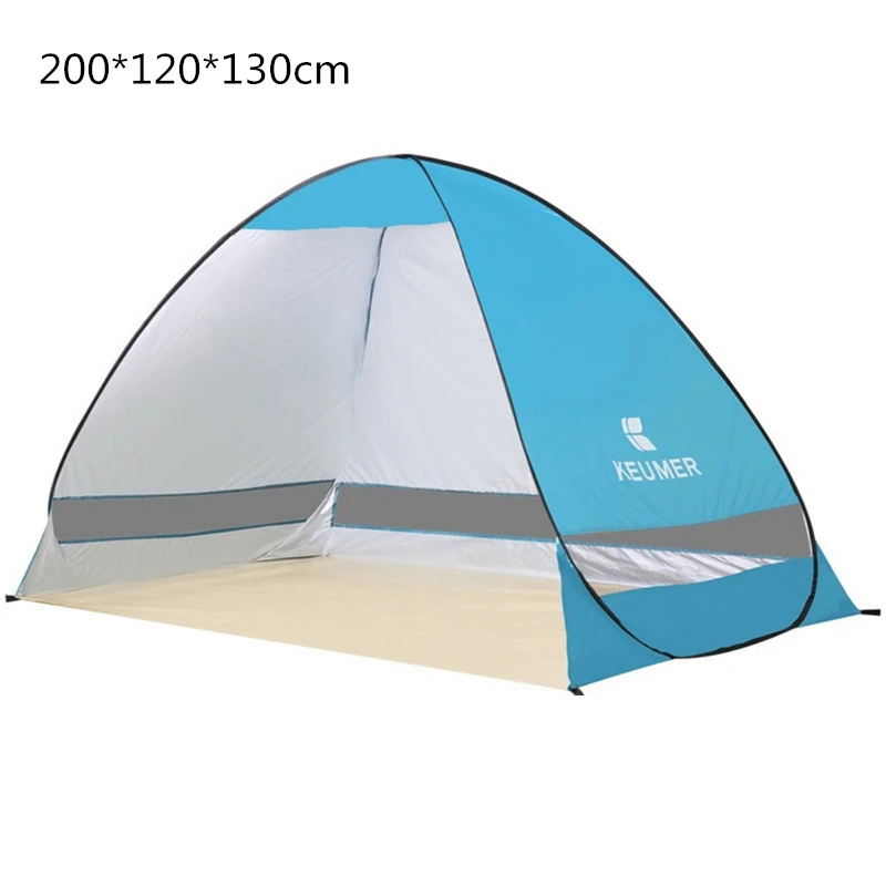 Portable Beach Tent Sun Shade Fishing Shelter Tents Quick Automatic Opening Summer Beach Tent UV Protection Fishing Tent