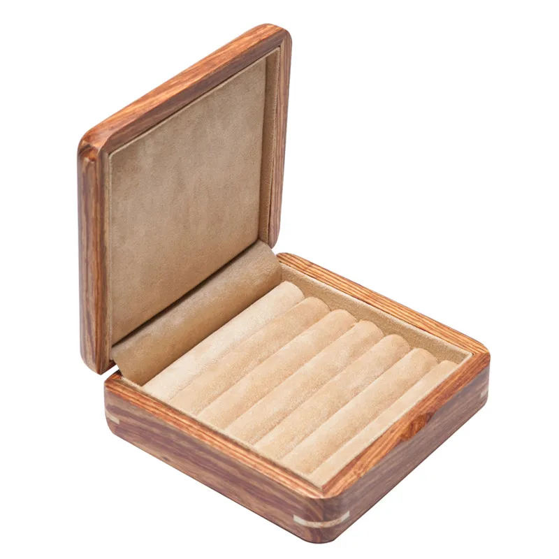 

Luxury Wood Packing Display Jewelry Box And Travel Case Wedding Ring Stud Earring Cuff-link Organizer Women Men Elegant Gift