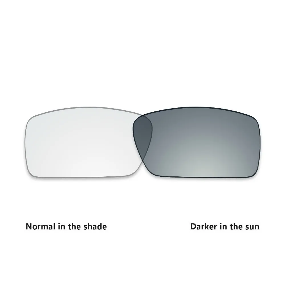 Millerswap Replacement Lenses for Oakley Gascan Sunglasses Photochromic Clear (Lens Only)