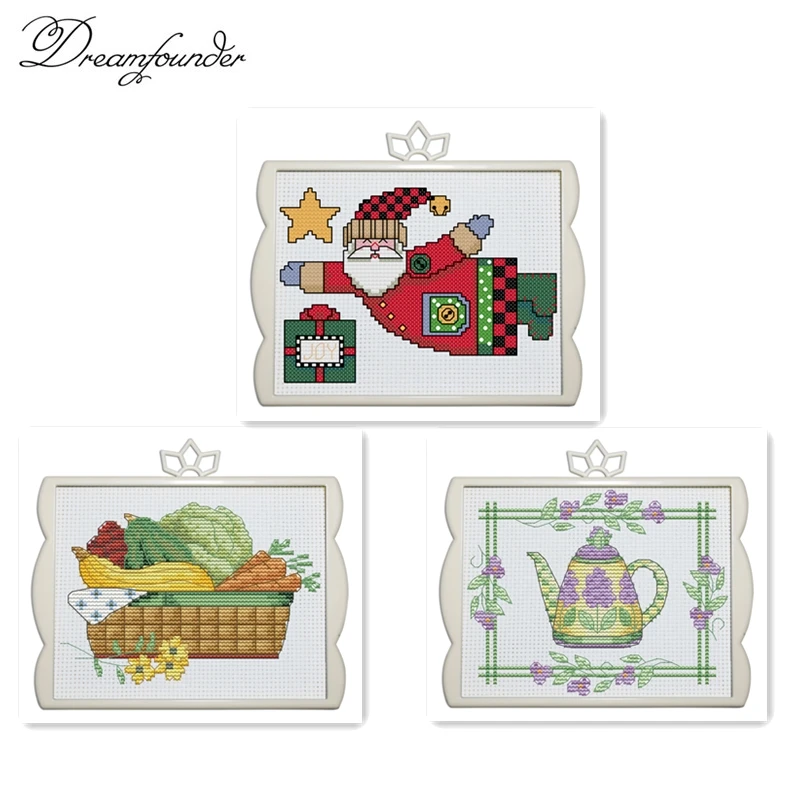 

Корзина для овощей, набор для вышивки крестом Aida 14ct 11ct, канва с принтом, вышивка, сделай сам, рукоделие ручной работы