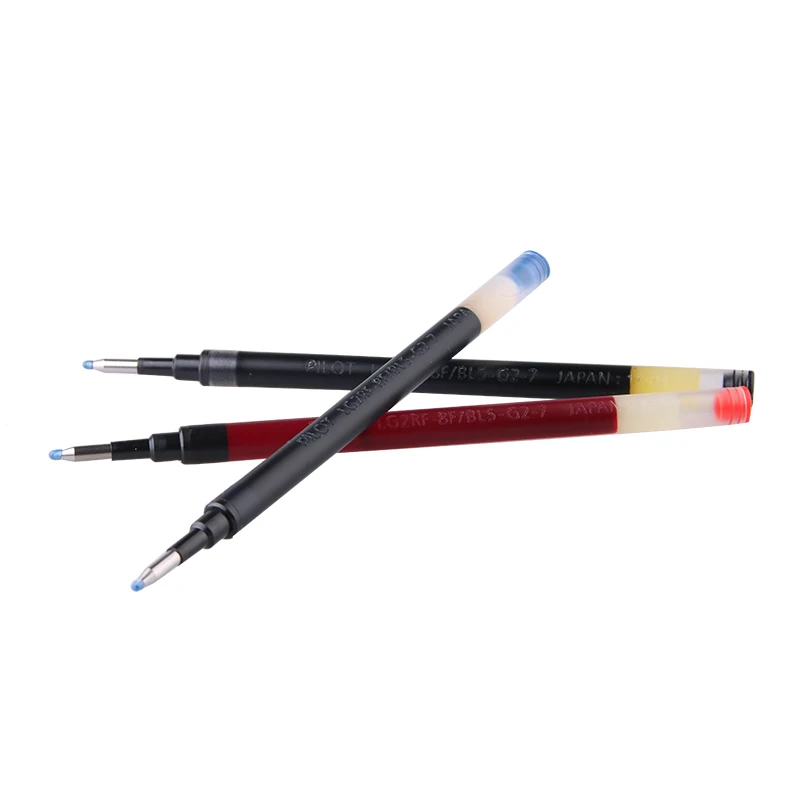 Japanese Stationery PILOT 0.5mm 0.7mm Gel Pen Refill For G2 Sign Pen Student Pen Smooth Gel Ink Office Supplies BLS-G2-5
