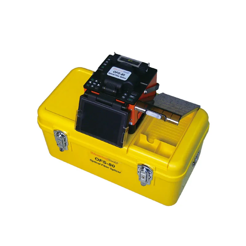 ShineWay OFS-80  Fiber Optic Splicing Machine OFS800 ARC Multi-function FTTH  Fusion Splicer fiber welding Multi languages