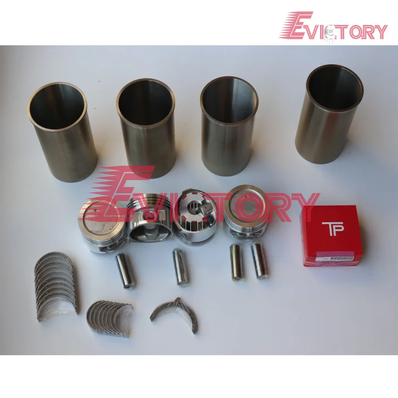 For Nisssan H20 H20-2 engine rebuild kit Piston + ring cylinder liner full gasket kit crankshaft & con rod bearing