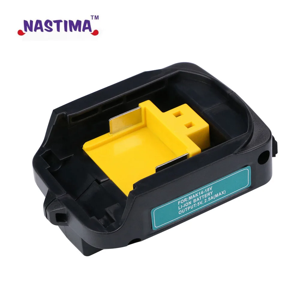 NASTIMA 18V/14.4V Power Source Replace for Makita ADP05 USB Adapter LXT Lithium ion Battery BL1830 BL1840 BL1850 BL1860 BL1430