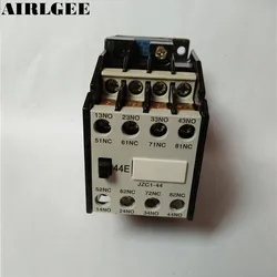 JZC1-44 AC Contactor Type Relay 220V/264V Coil 3 Phase 3 Pole 4NO + 4NC 35mm DIN