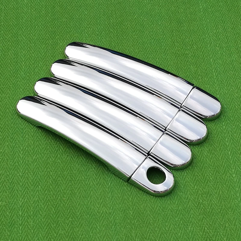 for Seat Leon MK1 1999-2004 1M Luxurious Chrome Handle Cover Trim Set 2000 2001 2002 2003 Car Accessories Stickers Car Styling