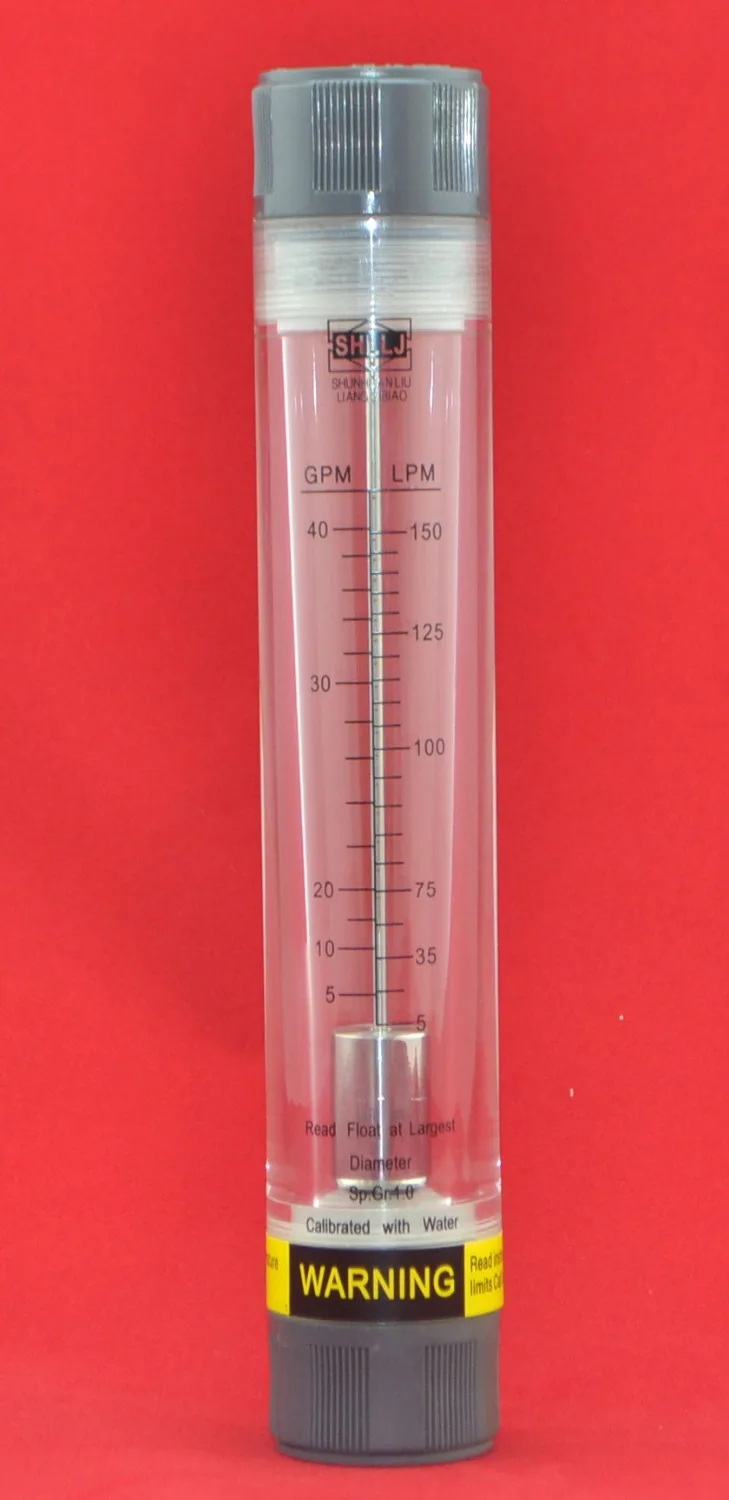 LZM-25G Pipeline water/air acrylic  rotameter industy  flow meter female 1\