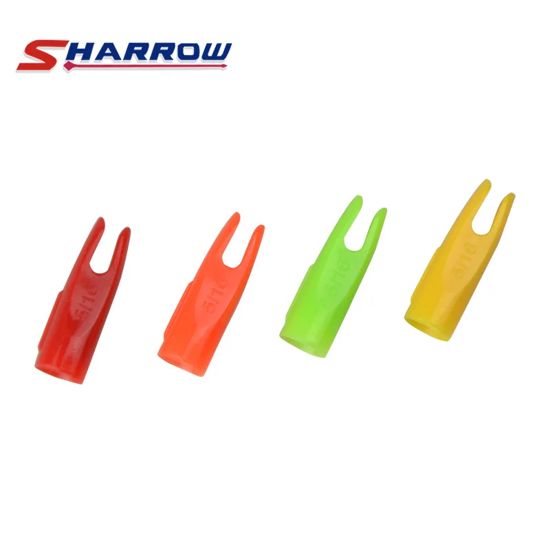 

Sharrow 40 Pcs Arrow Nock For 7mm Arrow Shaft DIY Arrow 4 Colors Archery Arrow Replacement