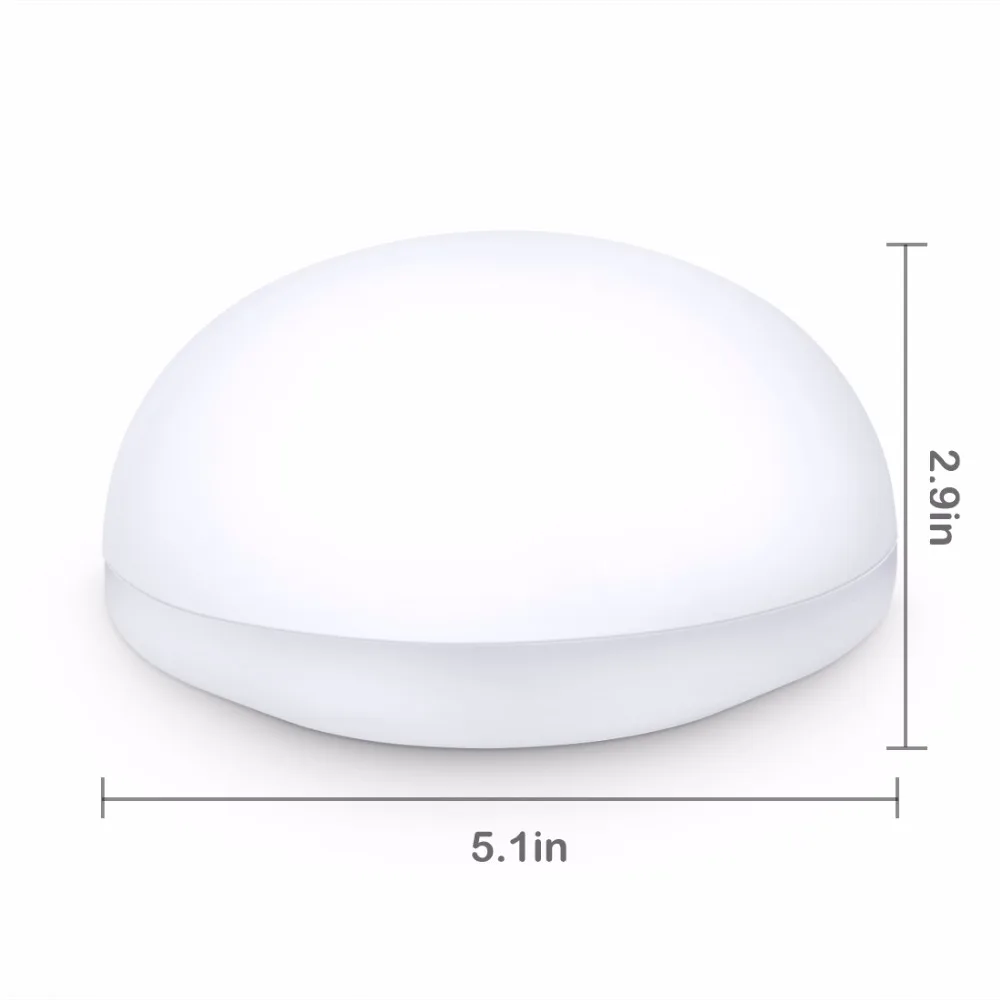 Imagem -06 - Led Night Light Sensor de Toque Luz Pat Lâmpada Anti-queda Quarto Luminaria Usb Nightlight Brilho Ajustável