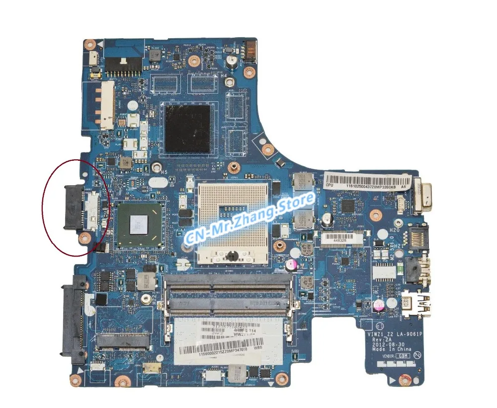 

Used SHELI FOR Lenovo Z400 P400 Laptop Motherboard 11S90002215 90002215 DDR3 VIWZ1_Z2 LA-9061P