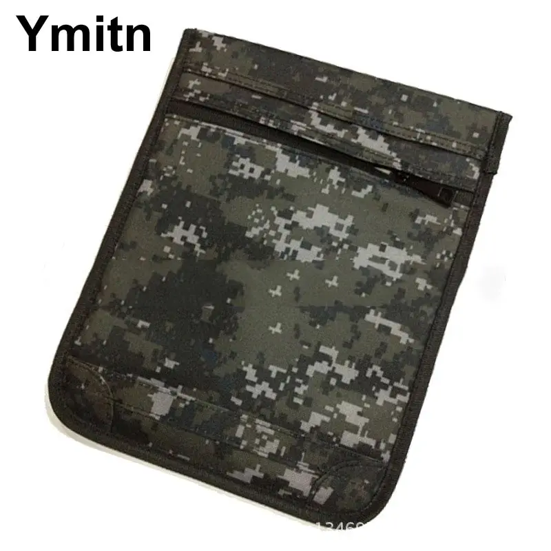 Ymitn 10'' Signal Blocker Military camouflage Pouch RFID Tracking&Bugging Privacy Protector radiation bag for Apple Min Tablet