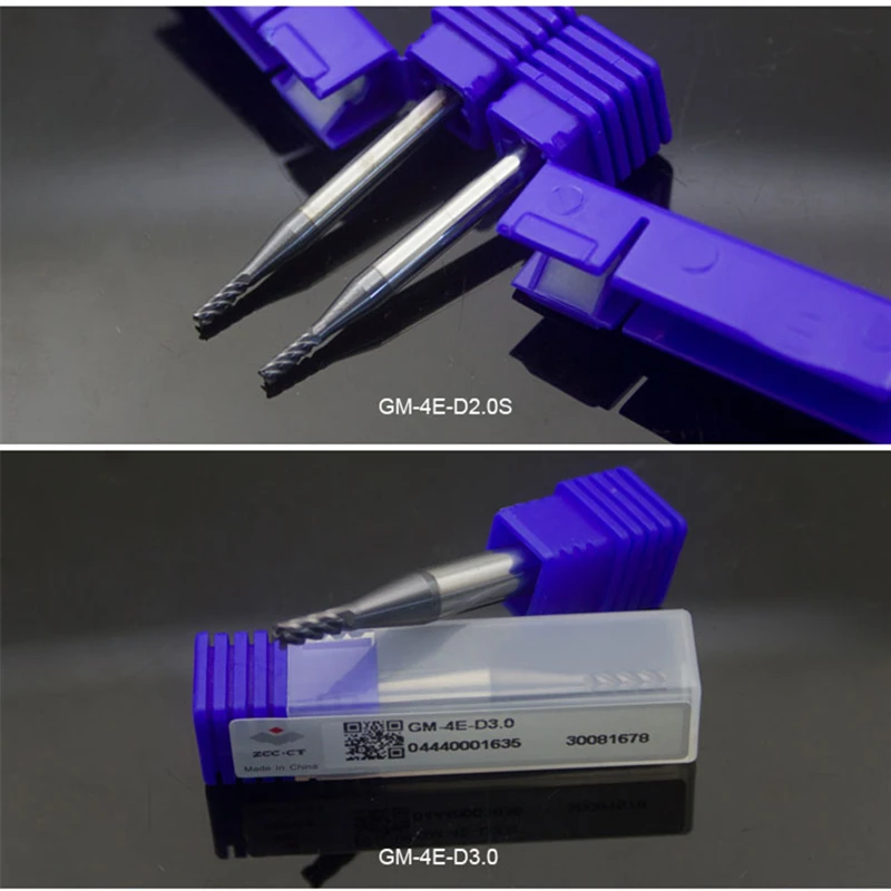 送料無料オリジナルタングステン超硬エンドミルGM-4E-D2.0S GM-4E-D3.0超硬ソリッド4フルートエンドミルカッター