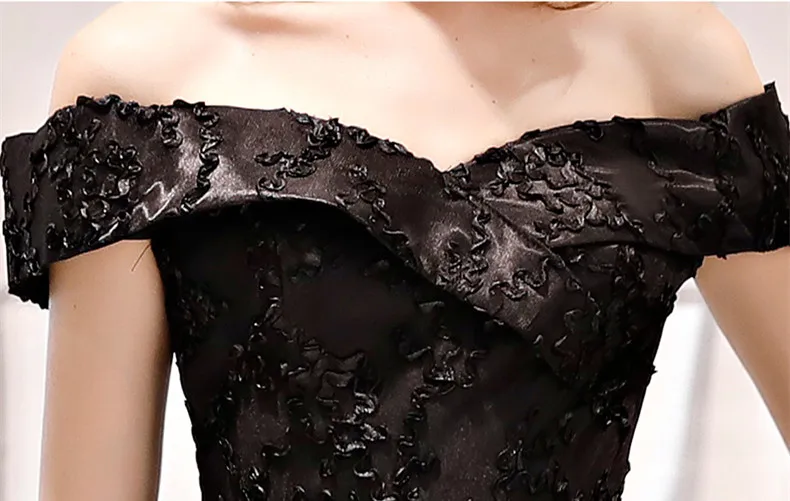 JaneVini Elegant Black Lace Lange Bruidsmeisjes Jurken voor Bruiloft Boothals Mouwloze EEN Lijn Floor Lengte Tulle Prom Partij Jassen