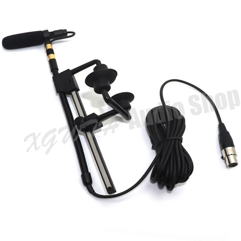 Xgwth Music Instrument Microphone Condenser Instrument Gooseneck Microfone for Shure AKG Samson Wireless Stage Performance