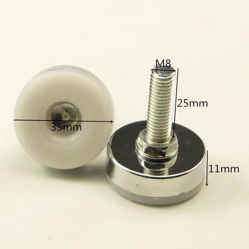 Pie de tornillo ajustable para muebles, M8, M10, X10