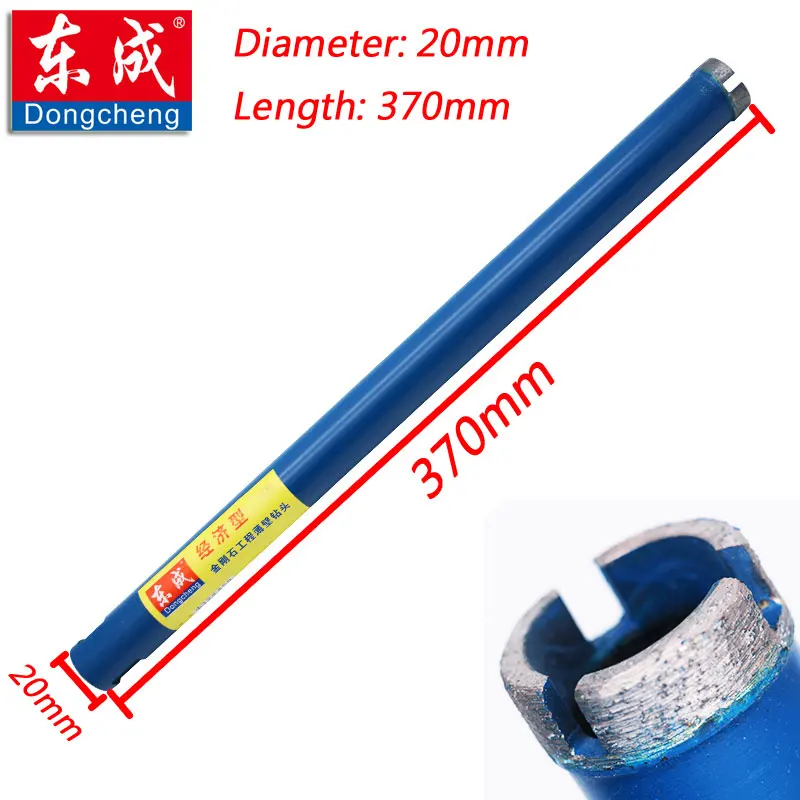Diameter 20 27 32 40 51 56 63 71 76Mm Diamond Core Bit. 51X370Mm Droog Diamant Boor. 20-76Mm Beton Boor Met Water