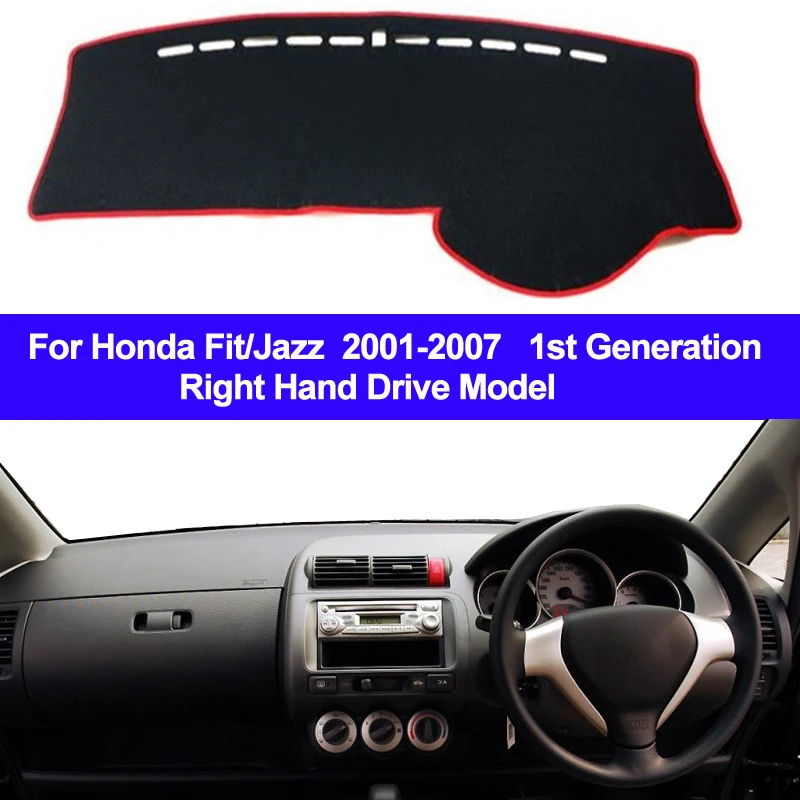 Car Auto Dashboard Cover Dashmat Pad Carpet Dash Mat Cushion For Honda Fit Jazz  2001 2002 2003 2004 2005 2006 2007 Car Styling