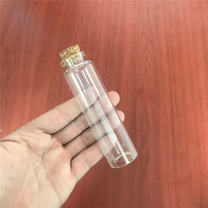 50pcs DIY Glass Bottles with Cork Crafts Wedding Empty Storage Jar Bottle 55ml Liquid Pill Powder Jewellery Ornament Bottles