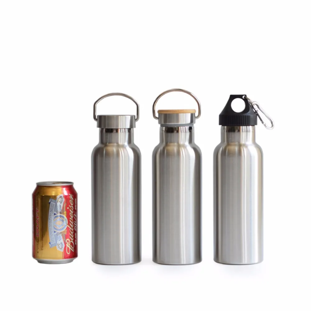 BPA Free Stainless Steel Thermos Vacuum Insulated Water Bottle Thermo Flask Coffee Mug Vacuum Cup for Car 500ml 17oz