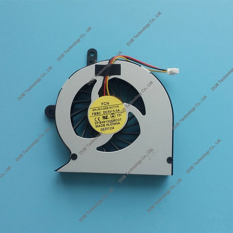 New CPU cooling fan for Toshiba Satellite L830 laptop cpu cooler fan DFS481305MC0T FBBC Mf60090v1-c500-g99