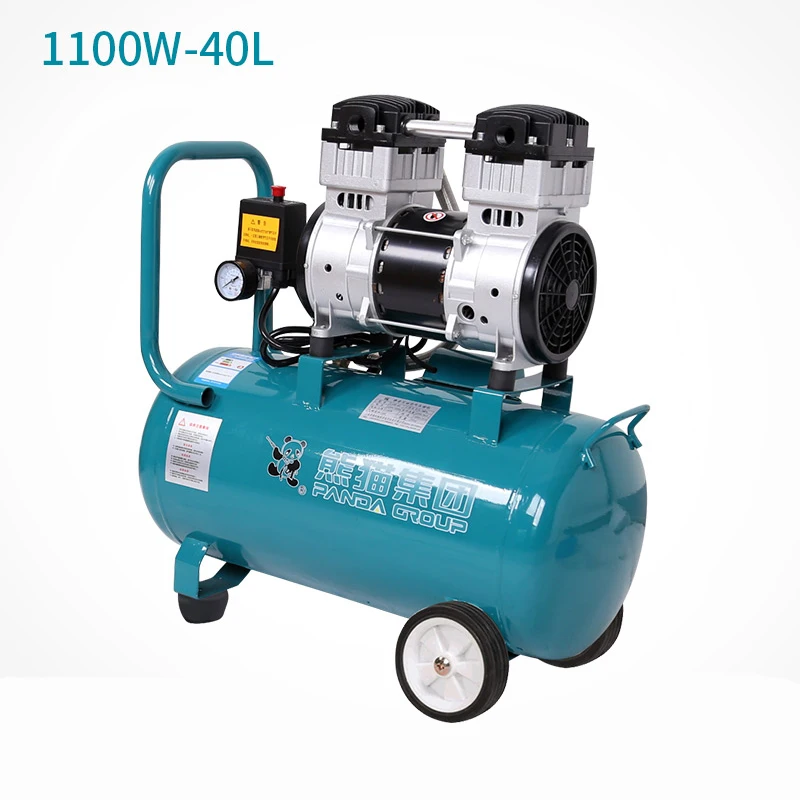 

Oil - free Air Compressor High - pressure Gas Pump Spray Woodworking Air compressor small pump 1100W40L