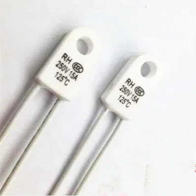 RH 95C 115C 125C 130C 135C 150C 180C 230C Degree RH cutoff temperature fuse 15A 250V fan motor thermal fuse