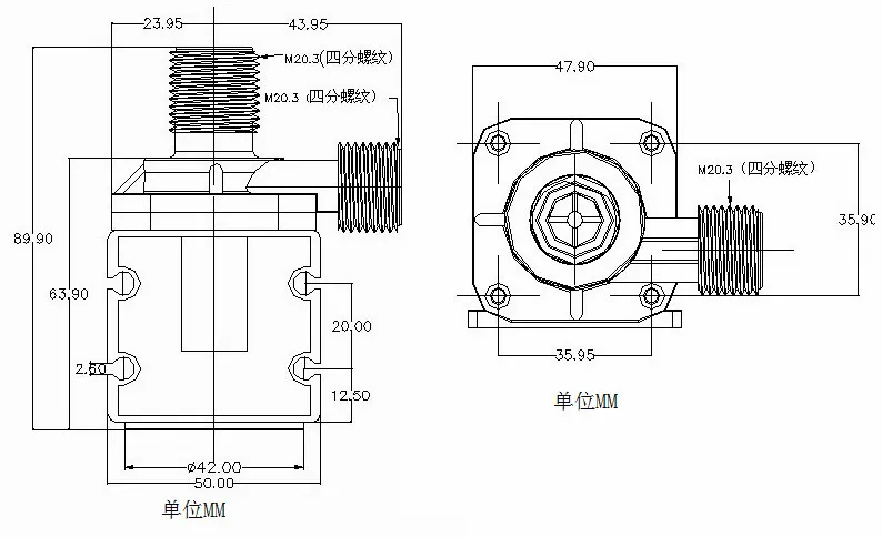 ZC-T40 12V DC Mini Brushless Magnetic Water Pump( High Temp 100degree) w/Thread