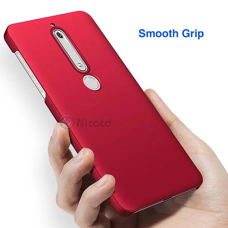 For Nokia 6.1 2018 Luxury hard Plastic Matte Case for Nokia 3.1 5.1 7.1 8 Hard Coque Back Cover Slim Fashion Phone Cases