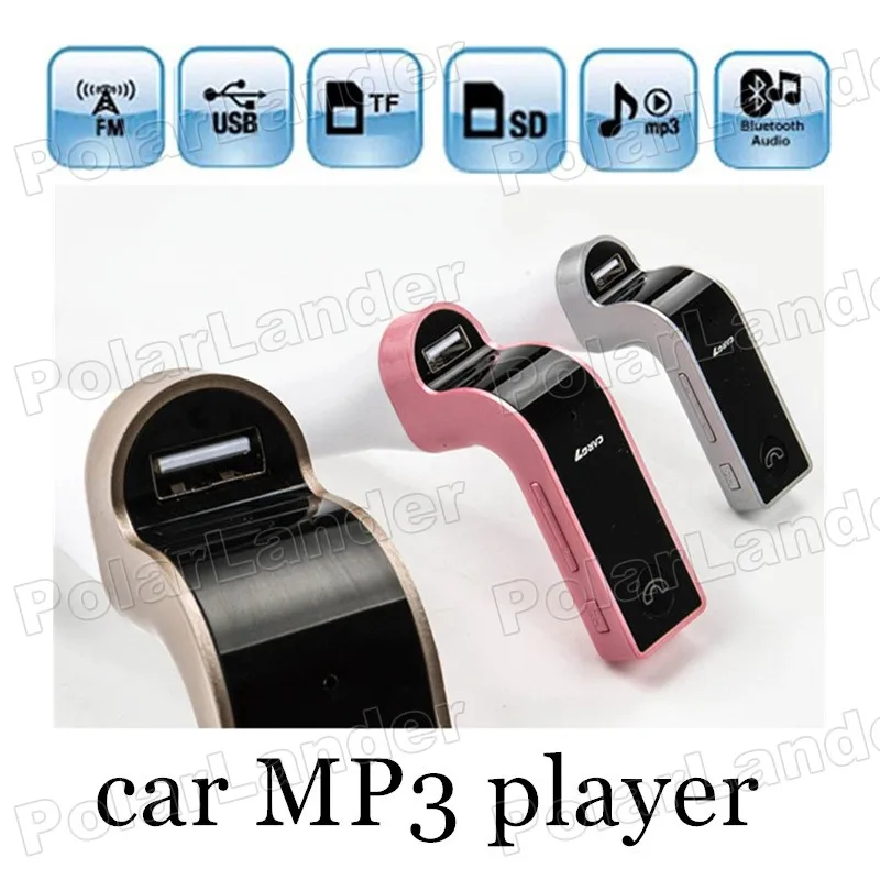 for TF/SD Music Player Bluetooth Car charger car kit MP3 player Best selling G7 Bluetooth FM modulator with USB flash drives