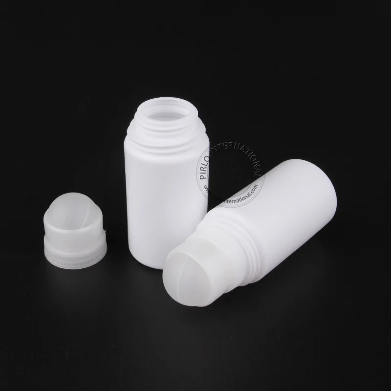 Wholesale 50ml Empty Plastic Roll On Bottle Deodorant Roll-on Anti-perspirant Containers Refillable 20pcs/lot