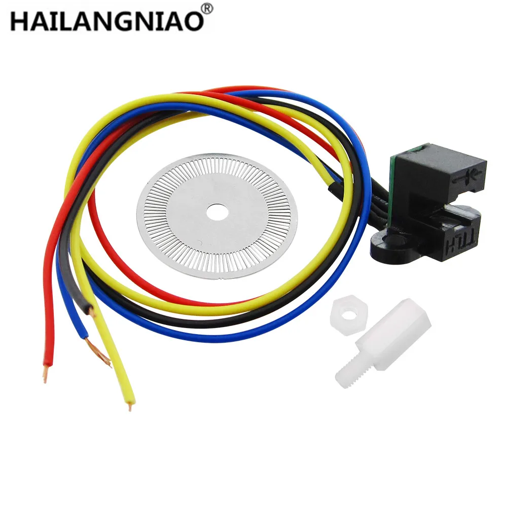 Photoelectric Speed Sensor Encoder Coded Disc Code Wheel For Freescale Smart Car 5V