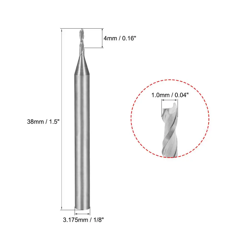 Uxcell 5 sztuk 1/8 \