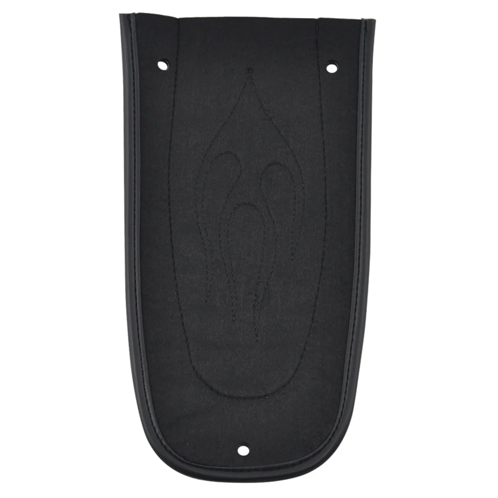 Flame Stitch Leather Rear Fender Bib Cover Pad For Harley Touting Road Electra Street Glide 96-18