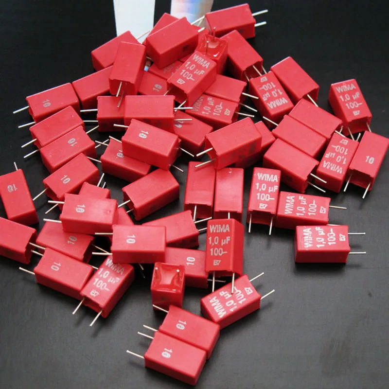 10PCS  WIMA 1uF/105 100V MKS2 5mm German HiFi Audio Fever Capacitor Coupling Capacitor Free Shipping