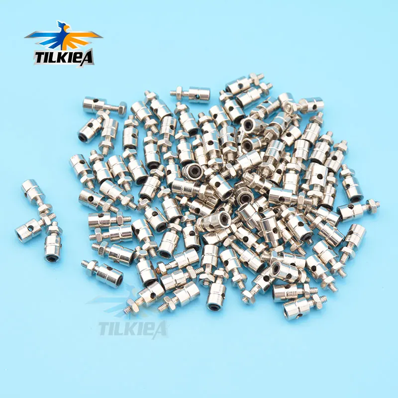 10Pcs RC Airplane Boat Pushrod Linkage Stopper Servo Connectors Adjustable  Diameter 2.1mm/1.8mm/1.3mm Helicopter Rc Boat