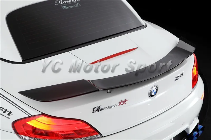 Car Accessories Carbon Fiber RW White Wolf Edition Style Rear Spoiler Fit For 2009-2013 Z4 E89 Trunk Spoiler Rear Wing