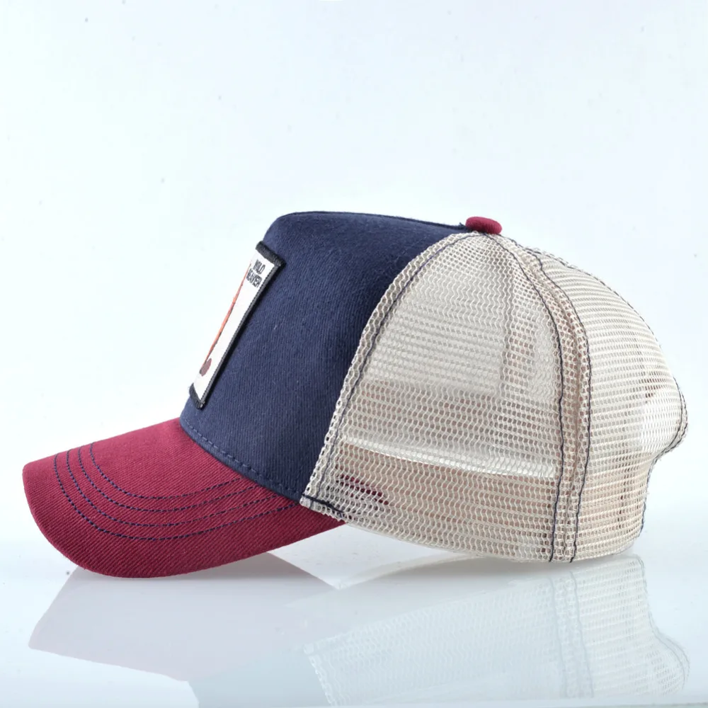 Unisex Snapback Hats For Men New Animal Beaver Embroidery Baseball Caps Streetwear Bones Women\'s Outdoor Breathable Visor Hat