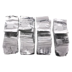 50-200 Pcs Nägel Aluminium Folie Nagel Einweichen Acryl Gel Polieren Tasche Entferner Kreative Beliebte Praktische Wraps nagel Entfetter