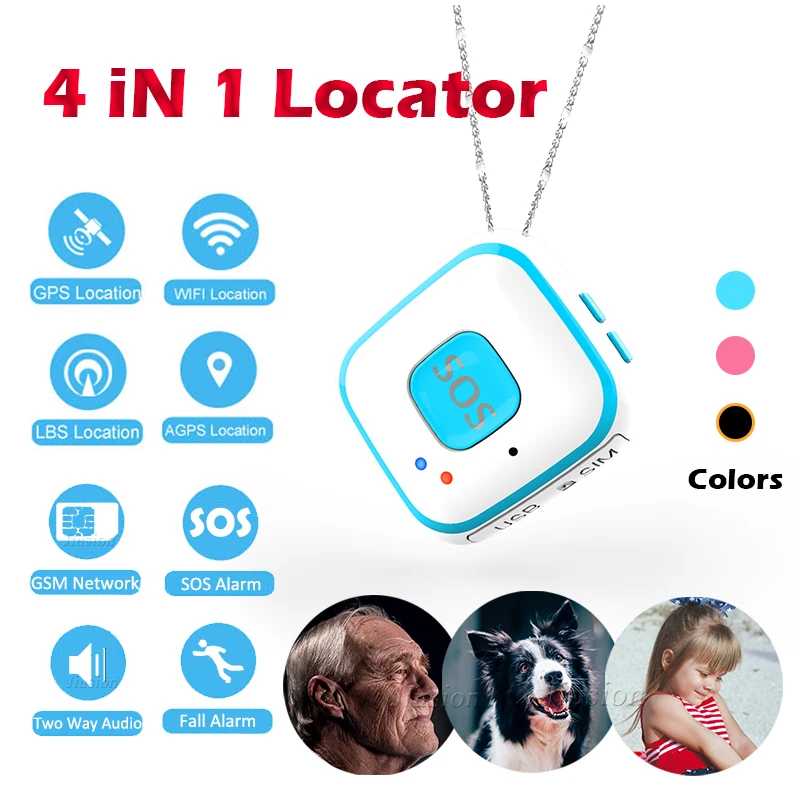 

V28 Mini WiFi GPS Locator Real-Time Personal Car Vehicle Tracker GSM/GPRS Tracking Device Geo-Fence SOS Alarm Two Way Audio Talk