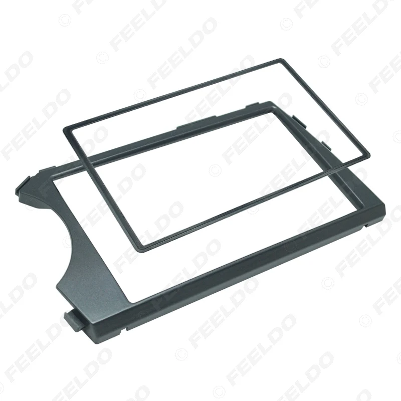 FEELDO Car Refitting 2DIN Radio Stereo DVD Frame Fascia Dash Panel Installation Kits For SSangyong Actyon Kyron (LHD) #HQ5239