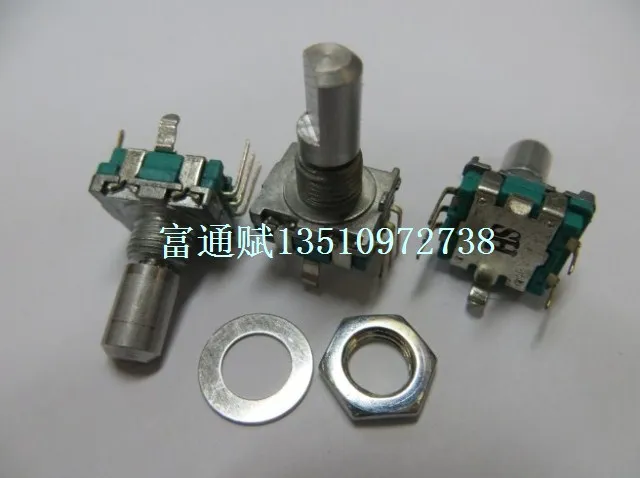 [VK]EC11 on-board digital pulse step by step 15MM axle shaft encoder switch 20 with switch