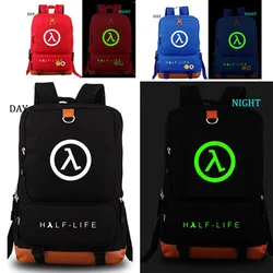 HALF LIFE school bag zaino notturno zaino per studenti zaino per Notebook zaino giornaliero