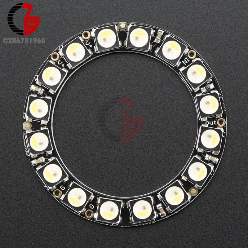 16 Bits 5050 RGBW SK6812 LED Ring mit Integrierte Treiber Neutral Weiß 4500K