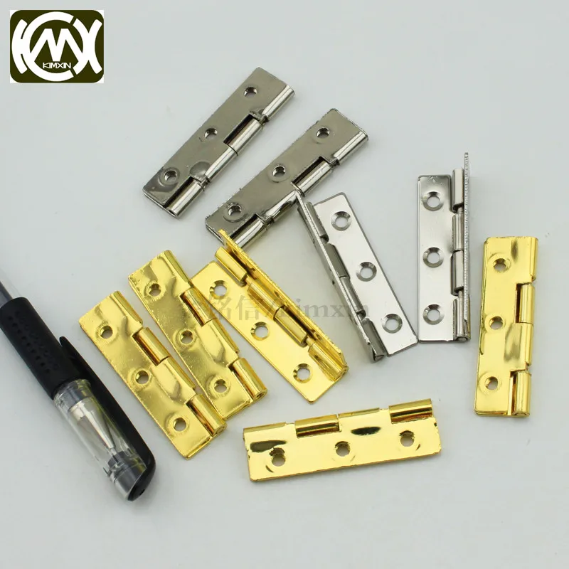 14*50 mét 10 cái vàng/nickel Trong kho hộp nhỏ bản lề Bản Lề đối với trang sức hộp Bản Lề đối với tủ bếp và bản lề đồ nội thất