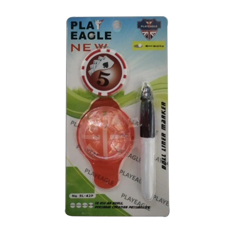 PLAYEAGLE-delineador de pelota de golf e indicador de puntuación