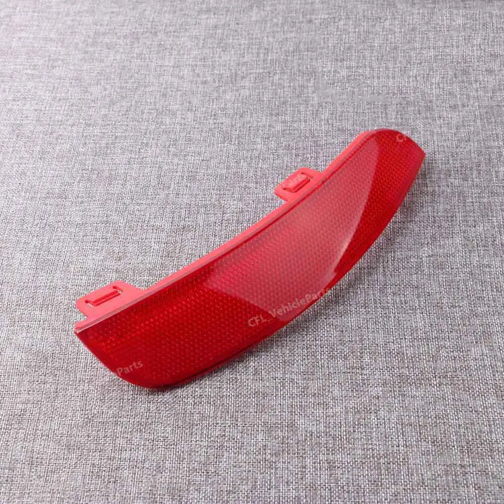 Pair Red Rear Bumper Reflector Lamp Light Lens Left Right 30763345 30763346 For Volvo S40 V50 2008 2009 2010 2011 2012 2014